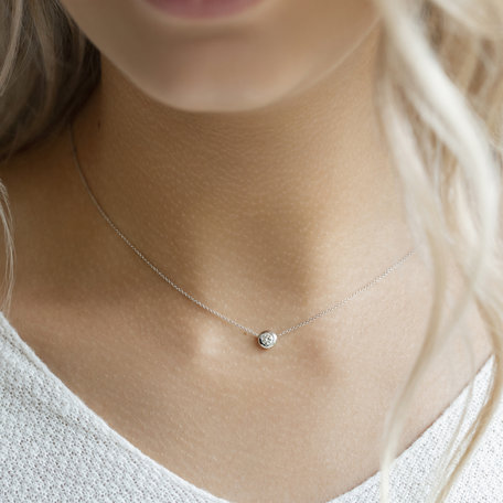 Diamond necklace Sparkling Dots