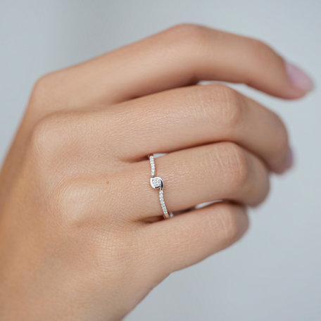 Diamond ring Love Twist