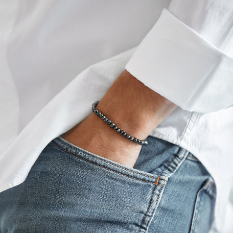 Bracelet with black diamonds Leandra