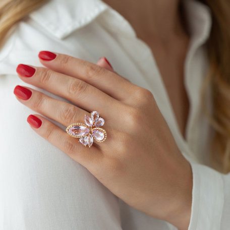 Diamond rings with Amethyst Chelsea