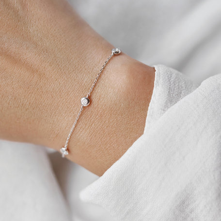 Bracelet with diamonds Sparkling Dots