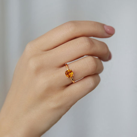 Ring with Citrine Madeira Bonbon