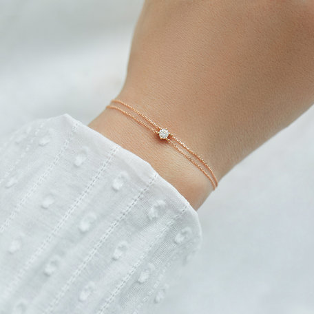 Bracelet with diamonds Essential Shine