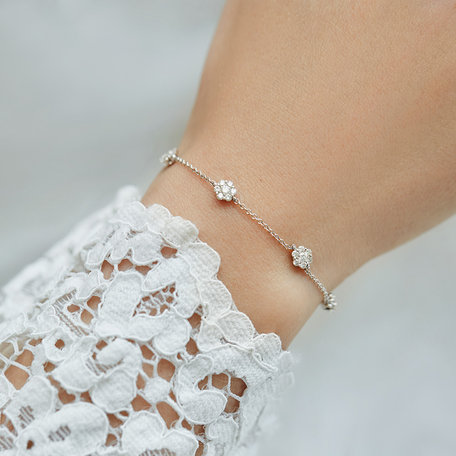 Bracelet with diamonds Evening Sky