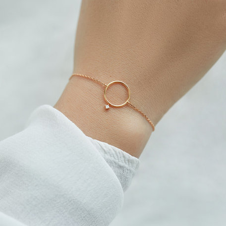 Diamond bracelet Circle of Luck