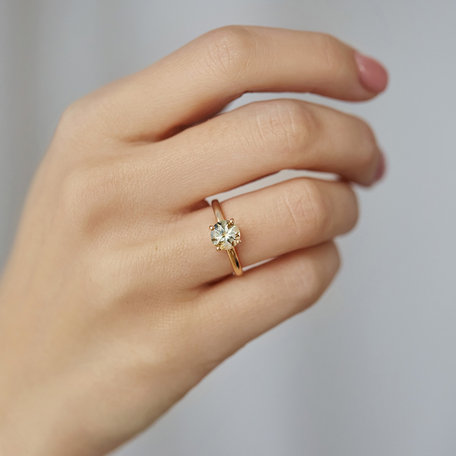 Ring with Amethyst Bonbon