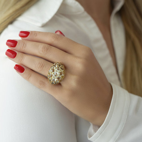 Diamond ring and Amethyst Beverlee