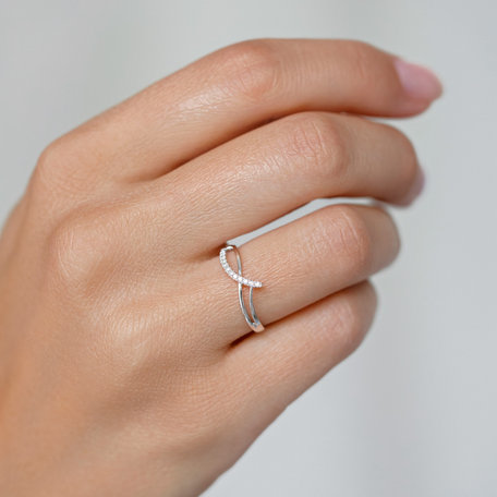 Diamond ring Elegant Line