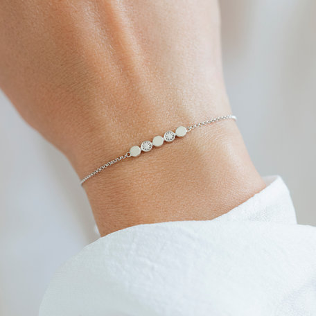 Diamond bracelet Sparkling Circles