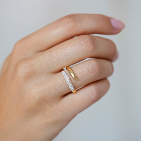 Ring with brown diamonds Diamond Ray