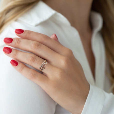 Ring with brown diamonds Everyday Love