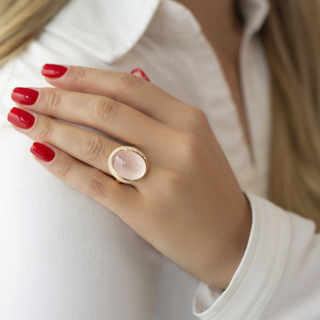 Diamond rings with Amethyst Moonlight Romance