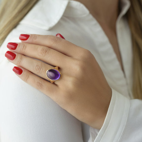 Ring with Rose Quartz Moonlight Trip