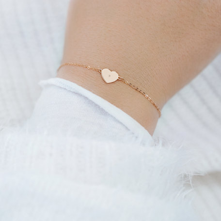 Diamond bracelet Glittering Heart