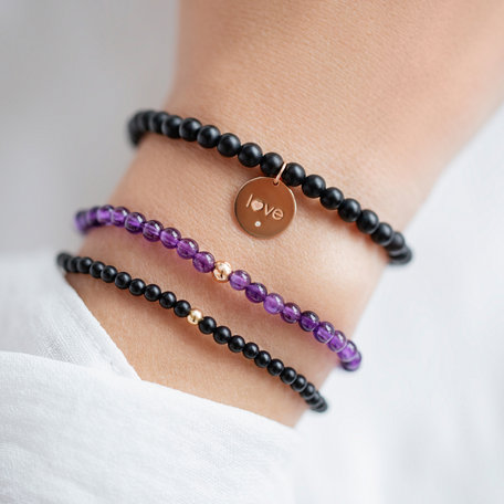 Bracelet with Amethyst African Fancy Beauty