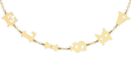 Diamond bracelet Big Letters