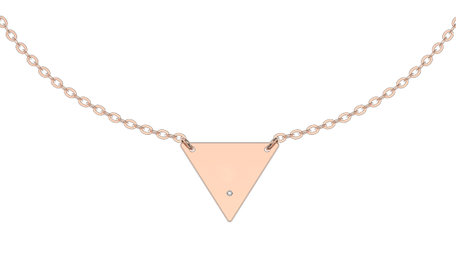 Diamond bracelet Triangle Love