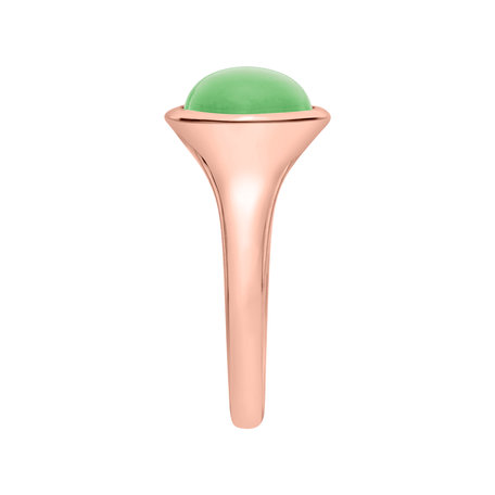 Ring with Chrysoprase Bonbon