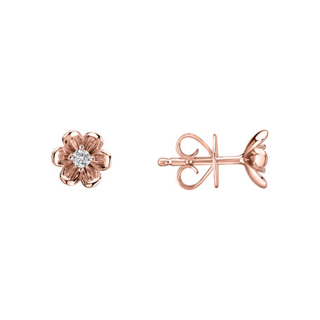 Diamond earrings Shiny Blossom