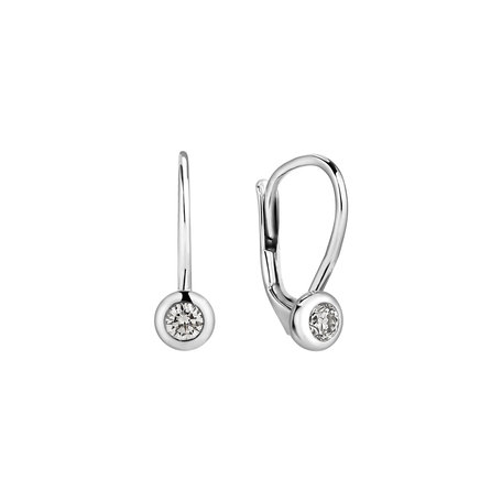 Diamond earrings Sparkling Drops