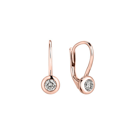 Diamond earrings Sparkling Drops