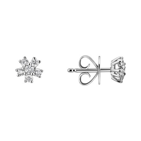 Diamond earrings Sparkless