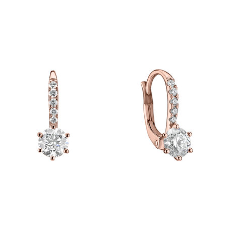 Diamond earrings Sparkless