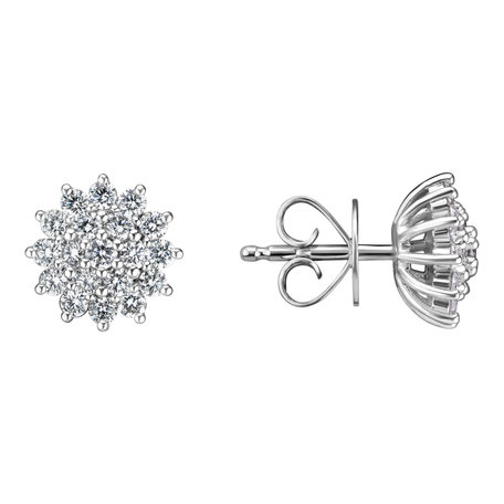 Diamond earrings Delicate Star