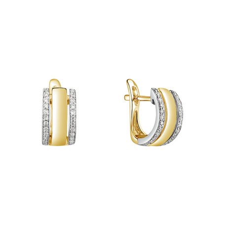 Diamond earrings Amazing Symetry