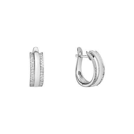 Diamond earrings Eternity Sparkle