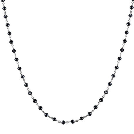 Necklace with black diamonds Dark Melody