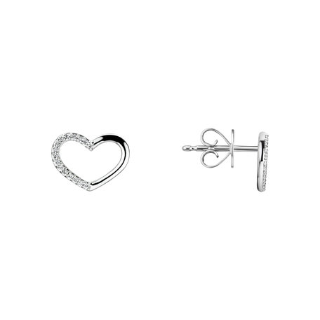 Diamond earrings Shiny Hearts