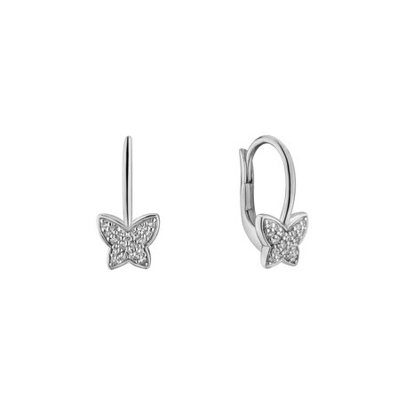 Diamond earrings Amazing Butterfly