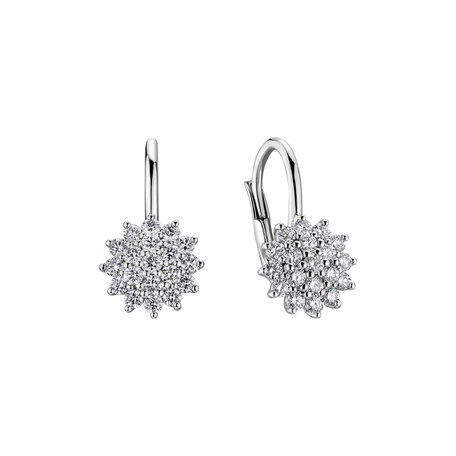 Diamond earrings Delicate Star