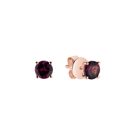 Earrings with Rhodolite Virginia Sparkle