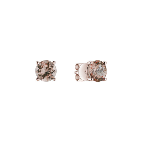 Earrings with Morganite Virginia Sparkle