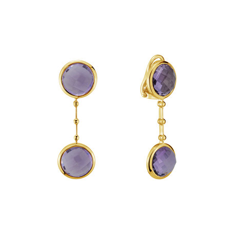 Earrings with Amethyst Arcane Secret