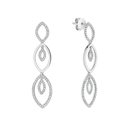 Diamond earrings Blissfully Peaceful