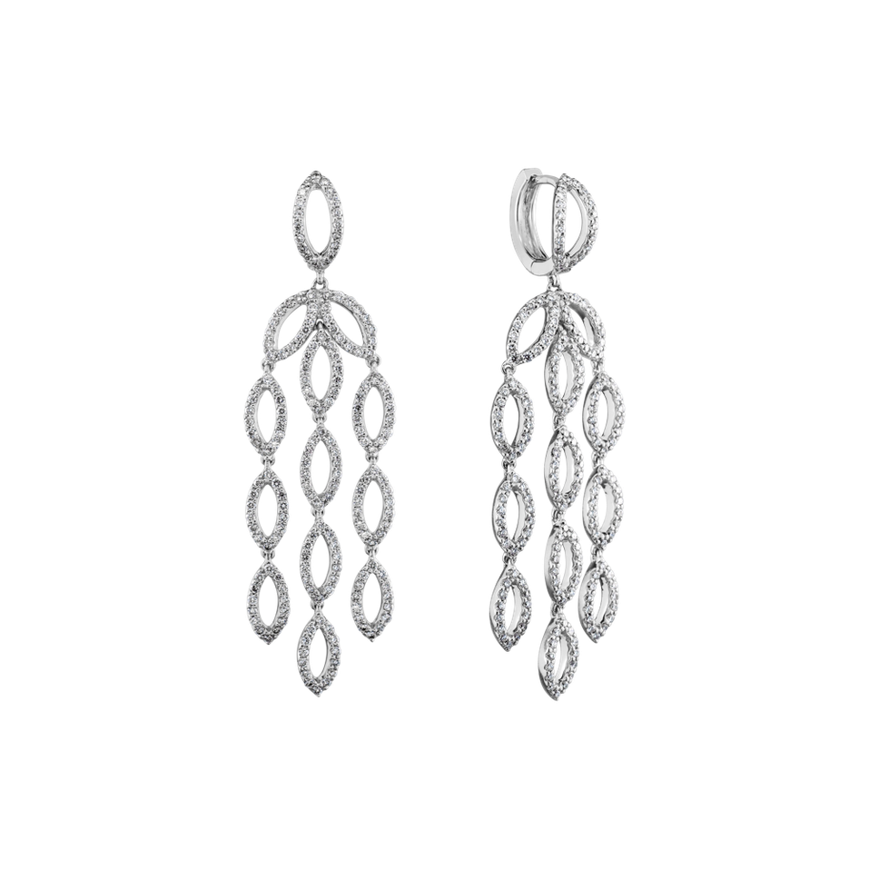 Diamond earrings Moon Labyrinth