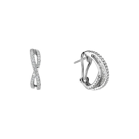 Diamond earrings Eternity Elegance