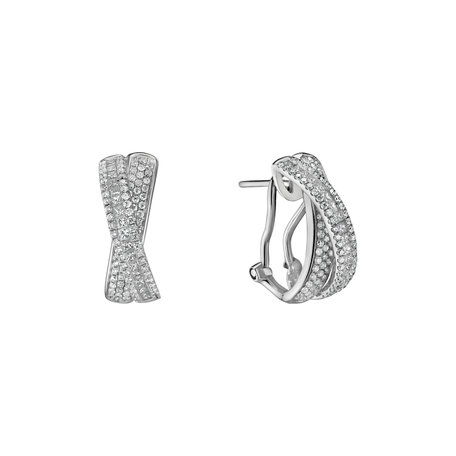 Diamond earrings Alma