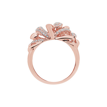 Diamond ring Pink Rosemary