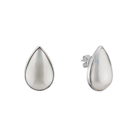 Earrings with Pearl Auban