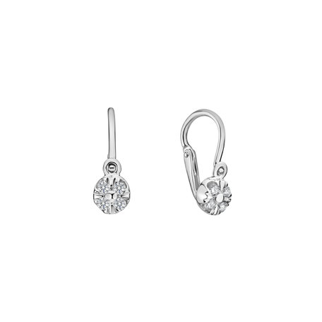 Children's diamond earrings Star Angels