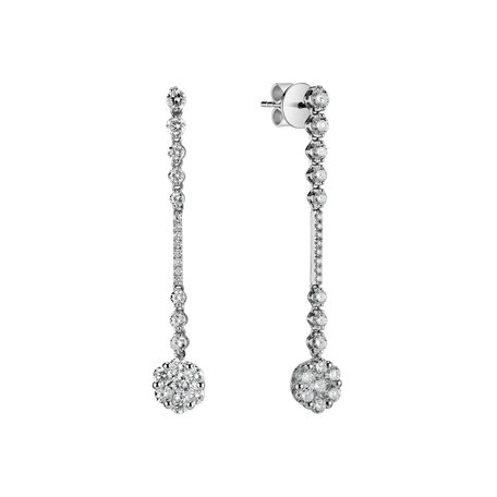 Diamond earrings Mademoiselle Beatrice