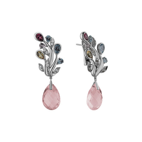 Diamond earrings and gemstones Faustus