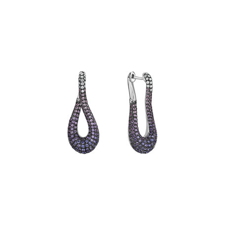 Diamond earrings and Sapphire Bettye