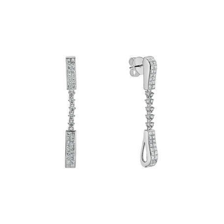 Diamond earrings Formidable Blanco