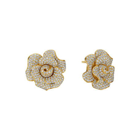 Diamond earrings Flower Treasure