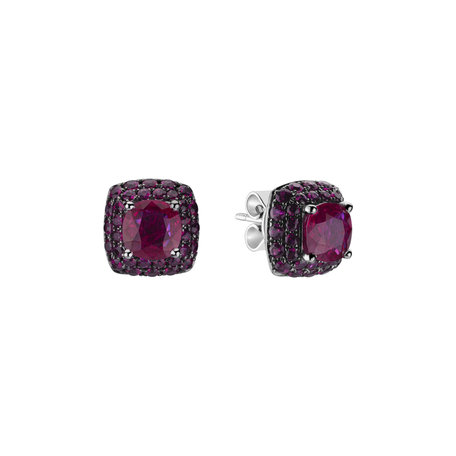 Earrings with Ruby Violette Exlusive